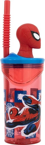 Spiderman Plastic Water Bottle For Kids 360 ML MARVEL - Picture 3 of 5