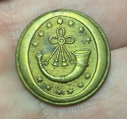 Rifles Militia Pre Civil War Coat Button