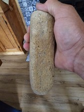 Antique NATIVE GRINDING STONE. 6.75" Long Over 2" squared Round