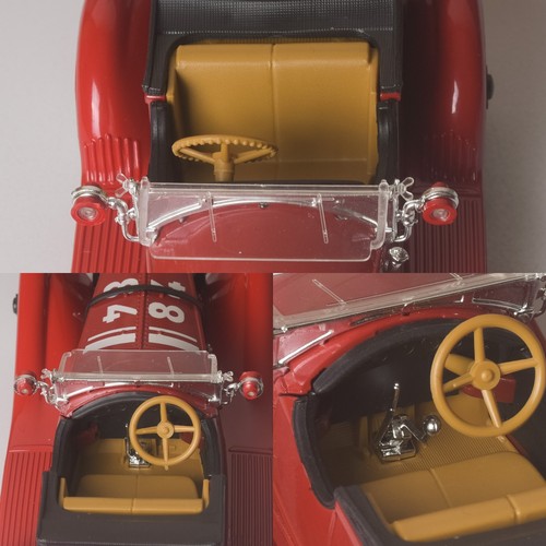 Polistil, TG7, Alfa Romeo 1750 6c, Mille Miglia 1:16 Scale Red, 1978 + Tatty Box - Picture 10 of 24