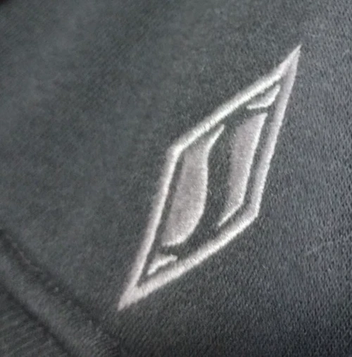 Skechers Hoodless Hoodie Jacket XL Black Full Zip Pockets Logo Cotton Blend - Image 3 of 4