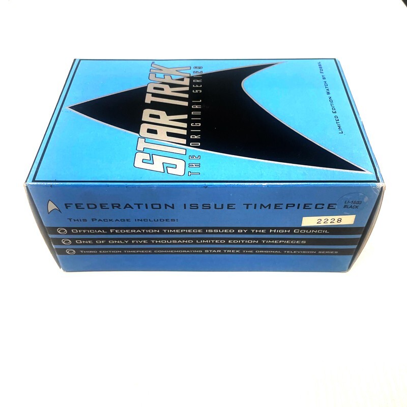 RARE MINT 1997 Fossil STAR TREK SPOCK Limited Edtn Watch LI1603