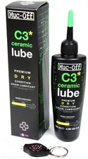 Muc-Off C3 Ceramic Premium Dry 4.1oz (120ml) Bike Chain Lubricant with UV Light