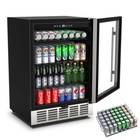 24 Inch Beverage Refrigerator 190 Cans Under Counter Beer Fridge Beverage Cooler