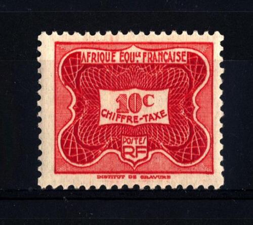 FRENCH EQUATORIAL AFRICA - AFRICA CENTRALE - 1947 - Segnatasse - Picture 1 of 1