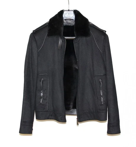 $12.995 Brioni 100% Pure Cashmere nutria fur jacket. Size 50 - product listing photo