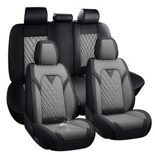 Full Set Seat Covers for Toyota Camry 2015-2026, Gray-Black