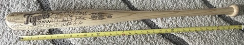AUTOGRAPHED  2003 Detroit Tigers Full Size Bat 108 of 2003 limited edition