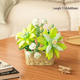 LEGO Icons Orchid Artificial Plant, Building Set with Flowers, Home Decor Gift