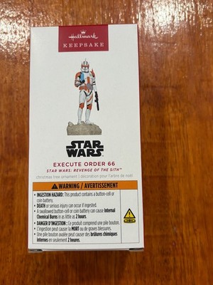 2025 Hallmark Ornament  STAR WARS-Revenge of the Sith-Execute  Order 66