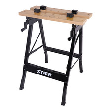 STIER Werktisch Arbeitstisch Spanntisch klappbar Holz Stahl 150 kg Werkbank
