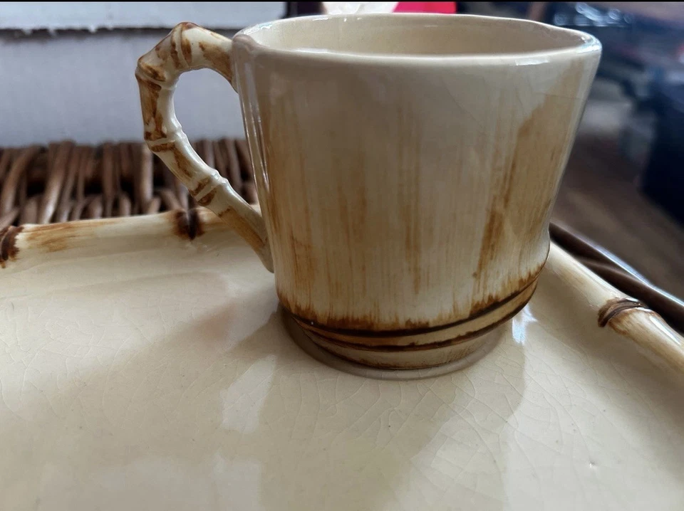 Platos y libro de fotos japoneses anteriores a la Segunda Guerra Mundial - Evaluado en el Roadshow de antigüedades EE. UU. Foto 3 de 4