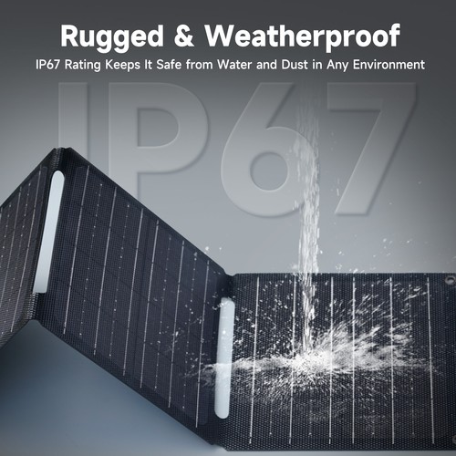 ALLPOWERS 5V 21W Panel Solar,Salida USB y Entrada USB para Exterior, Camping - Imagen 10 de 22