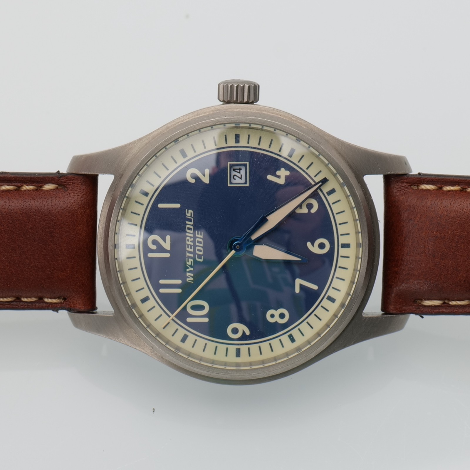 Mysterious Code Men Automatic Watch Titanium Pilo… - image 6