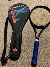 Dunlop ISIS Quake 8.2 Tennis Racquet Racquet w original cover case 4 3/8 Nice Cd