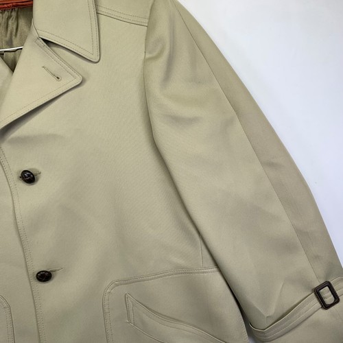 Vintage 70s JCPenney Mens Trench Coat 42 Reg Overcoat Classic Lined True Vintage - Picture 3 of 18