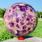 8.01LB Natural Dreamy Amethyst Quartz Sphere Crystal Ball Reiki Healing — photo 10