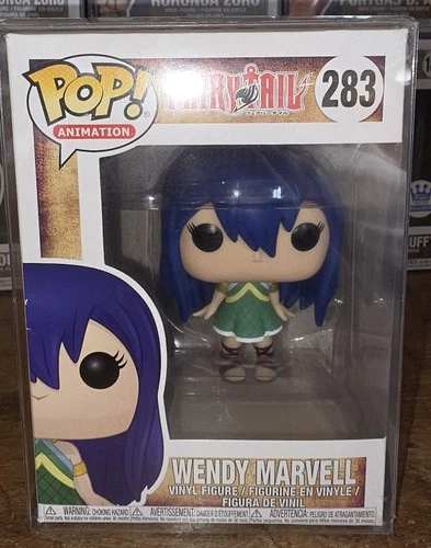 OG Run Funko Pop! Fairy Tail Wendy Marvell #283 with Premium Protector! Vaulted!