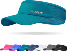 Sports Sun Visor Men Women Lightweight Packable Cooling Stretchy Visor Hat for R