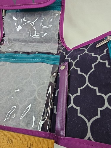 Von Maur Kulturbeutel Reisetasche Accessoire Etui Lila Make-up Aufbewahrung Neu Ohne Etikett! - Bild 8 von 8