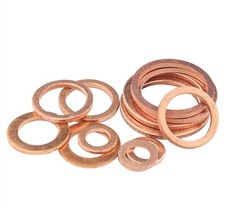 Pure Copper Ring Seals and Gaskets M3 M4 M5 M6 M7 M8 M9 M10-M14