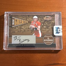 2006 Donruss Threads College Greats Ben Roethlisberger Auto SP