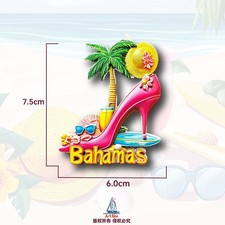 Bahamas Tourist Souvenir 3D Resin Refrigerator Fridge Magnet Craft