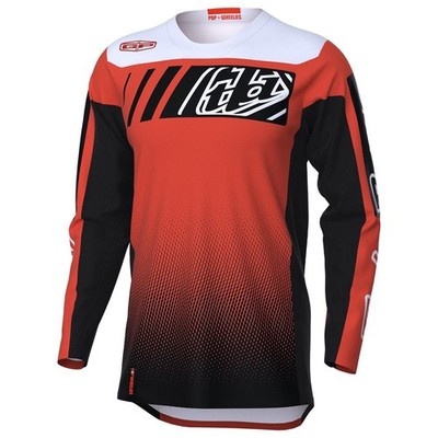 Troy Lee Designs MX Jersey GP Icon - Schwarz/Orange