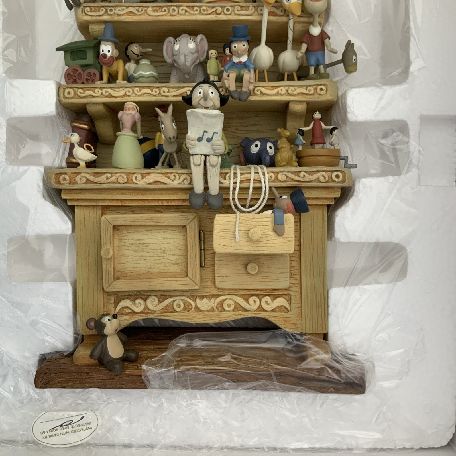 WDCC Pinocchio’s Geppetto's Toy Hutch “Geppetto’s Toy Creations” w/WDCC 1998 Pin