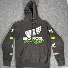 Honda Racing La Familia Hoodie Mens Small Black Pullover Sweatshirt Motocross