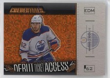 2023 Credentials Debut Ticket Access Horizontal Orange 55/99 Raphael Lavoie 00em