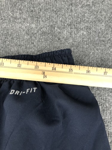 Nike Dri-FIT Swim Trunks Shorts Mens XL Navy Blue Athletic Lined Drawstring Logo - Picture 8 of 10