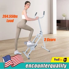 Workout Stair Stepper Foldable Vertical Stair Climber Machine Fitness Stepper