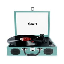 ION Audio Trunk-type tourne disque Vinyl Transport Blue [NEUF] TI