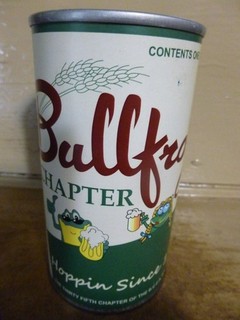 BCCA PAPER LABEL STEEL BEER CAN [EMPTY CANS READ DESC.]