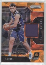 2019 Panini Prizm Sensational Swatches Jersey Orange Ice Ty Jerome #SS-TYJ no9