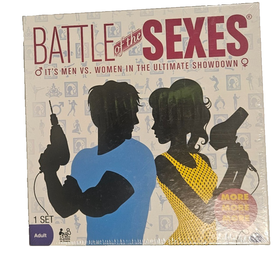Board Game Battle Of The Sexes By Spin Master New Seal Has Been Removed