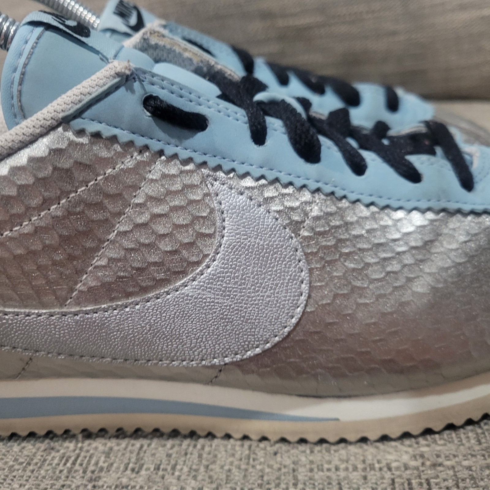 Nike Cortez Leather Premium Python Pack Silver Bl… - image 10