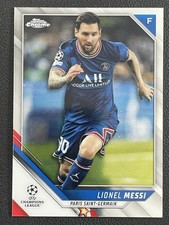Lionel Messi 2021-22 Topps Chrome UCL Paris Saint-Germain Base #100
