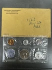 1963 Proof Set Philadelphia  Mint 90% Silver Franklin Half Dollar Quarter