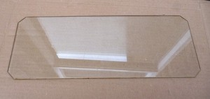 Hotpoint Indesit Herdplatte Backofentür innen Glasscheibe 400 x 153 mm HAE60 HAG60