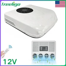 12V 10000 BTU Rooftop Air Conditioner for RVs Truck Camper Tractor Quiet AC Unit