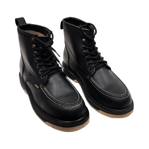 Herren Beste Arbeitsstiefel Schnürsenkel Leder Öl Wasser Rutschfest Größe 7-12 DB1683 - Bild 9 von 40