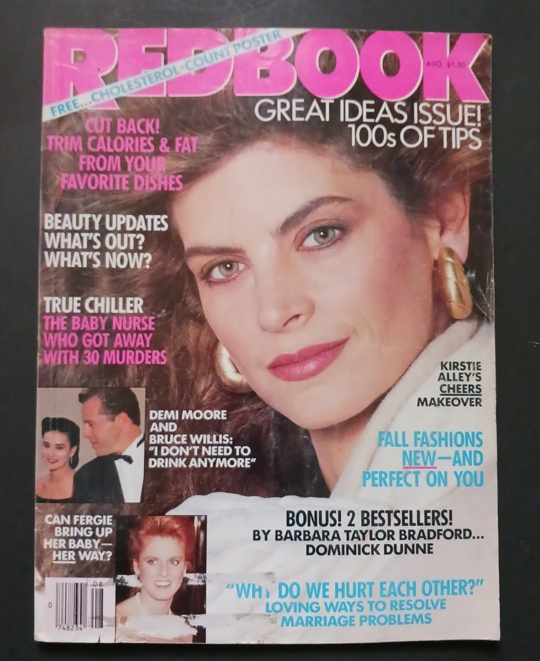 Redbook Magazines 2 Classic Issues May & Aug 1988 Mary Tyler Moore Kirstie Alley - Image 3 of 4