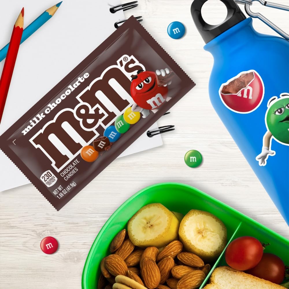 M&M's Milk Chocolate Candy, 1.69 oz Bag
