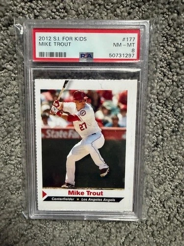 2012 SI for Kids #177 Mike Trout NM/MT PSA 8 LA ANGLES