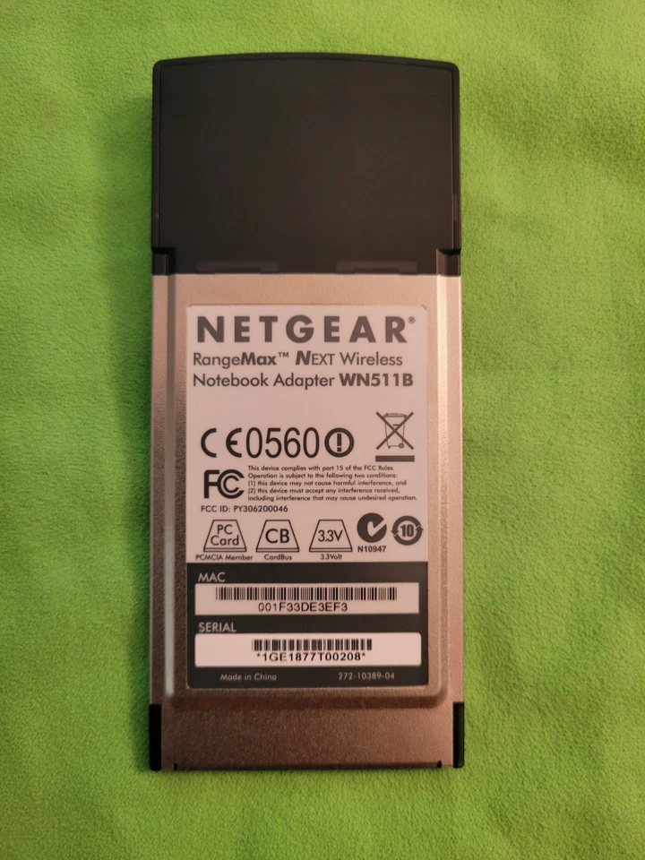 NetGear RangeMax Next Wireless Notebook Adapter WN511B - Image 2 of 2