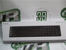 Brydge BRY7301-B W Type Wireless Keyboard for Windows Aluminum Backlit New