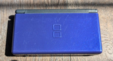 Nintendo DS Lite Handheld Console Cobalt Blue - TESTED w/ slot cover + stylus