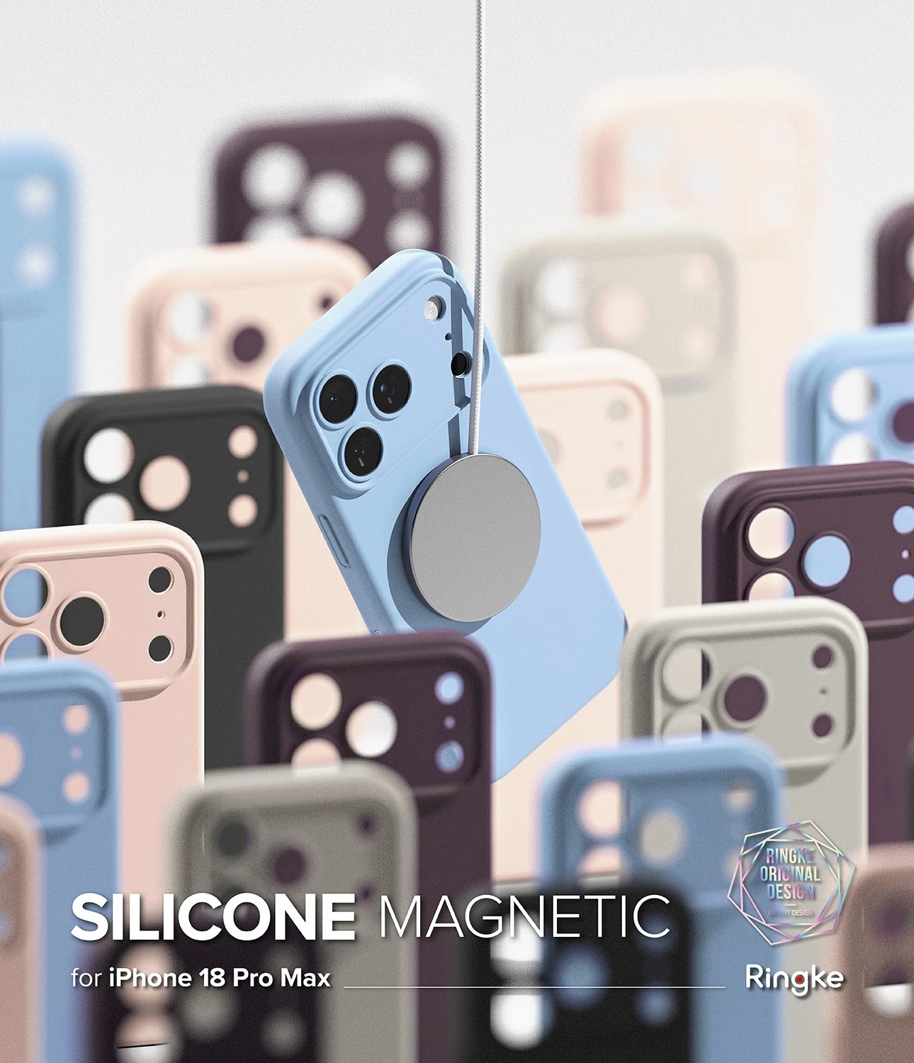 iPhone 18 Pro/Pro Max MagSafe<br>Case [Silicone Magnetic]